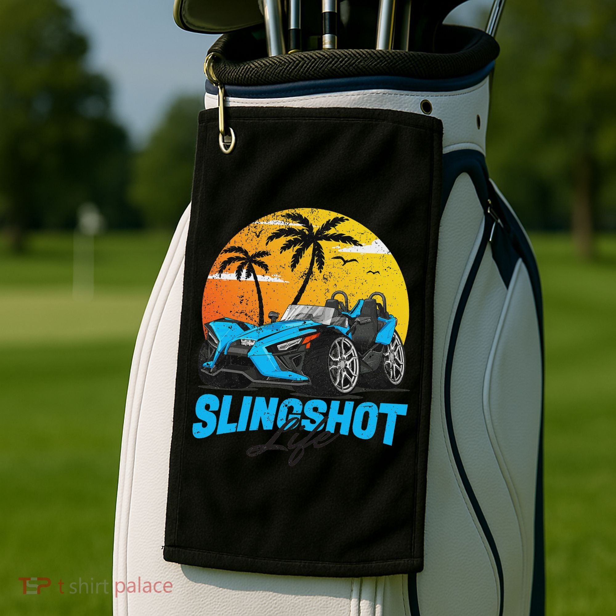 Slingshot Car Riders Lovers Summer Sling Shot Golf Towel