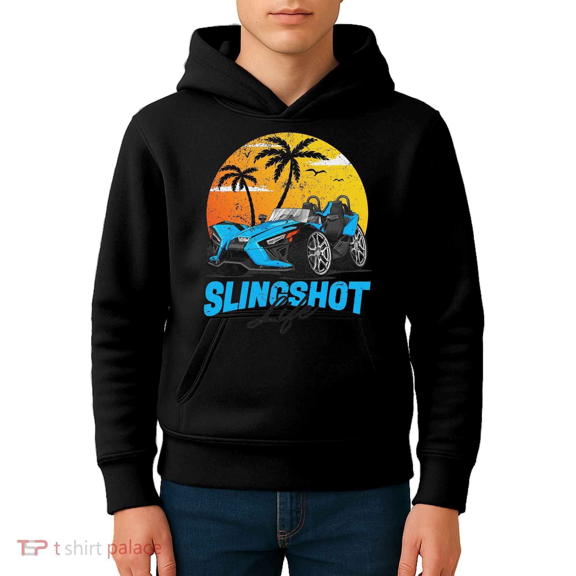 Slingshot Car Riders Lovers Summer Sling Shot Kids Hoodie