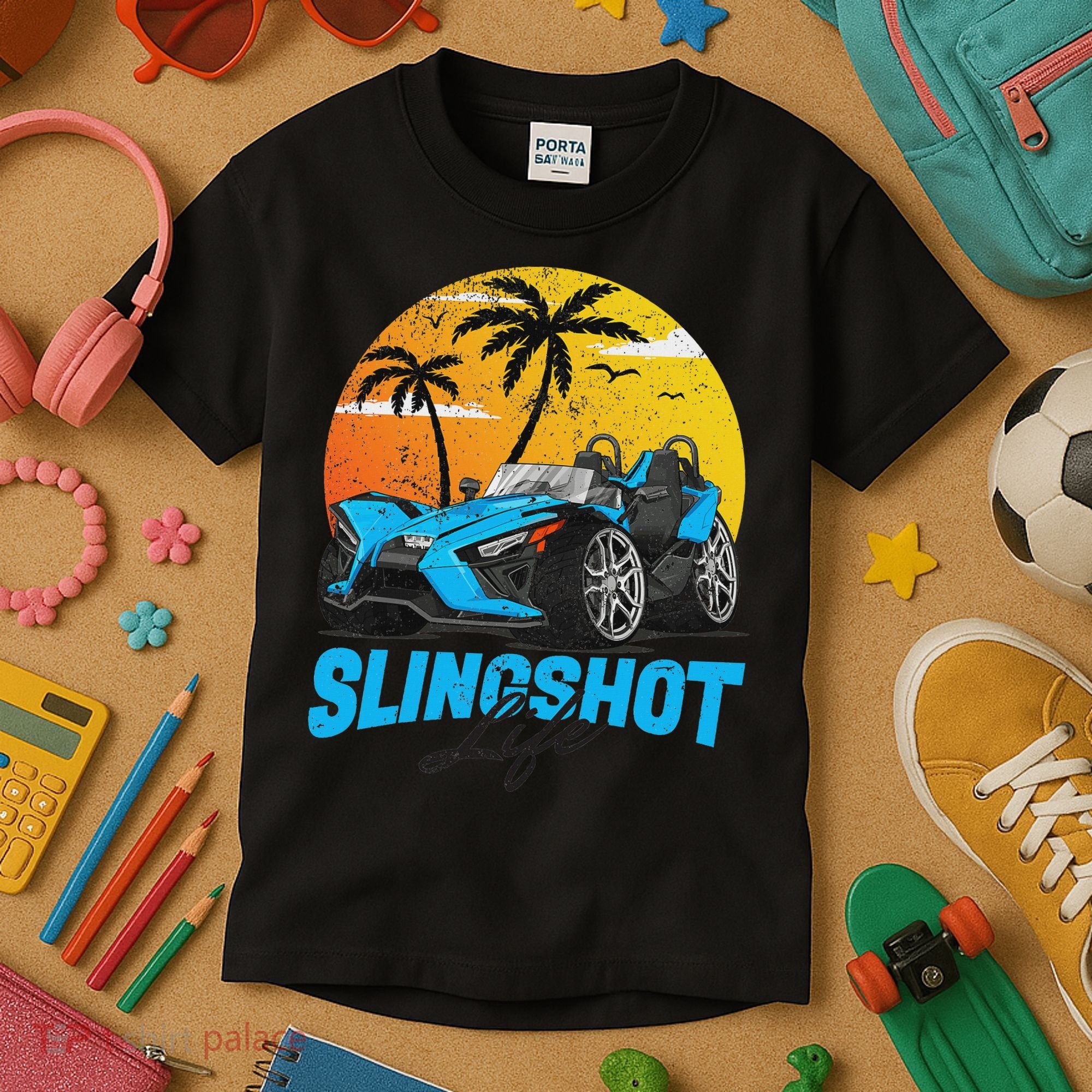 Slingshot Car Riders Lovers Summer Sling Shot Kids T-Shirt