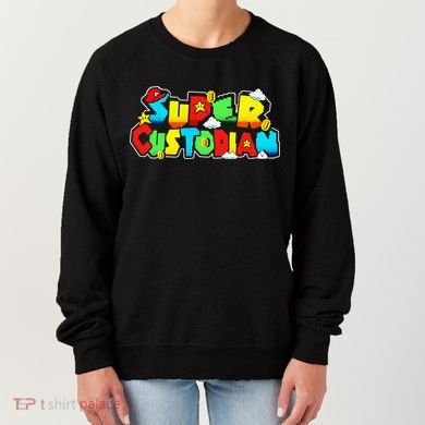 Super Custodian Retro Colorful Women's Sweatshirt