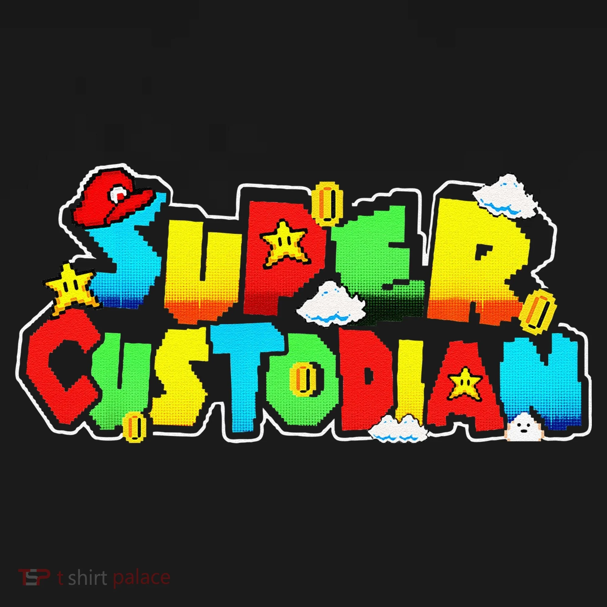 Super Custodian Retro Colorful Long Sleeve Shirt