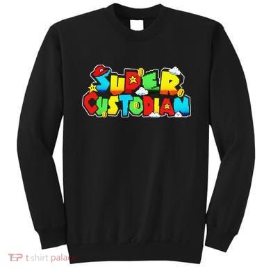 Super Custodian Retro Colorful Sweatshirt