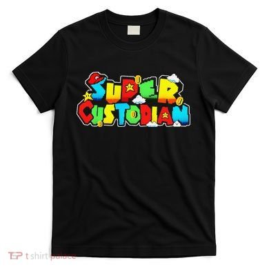 Super Custodian Retro Colorful T-Shirt