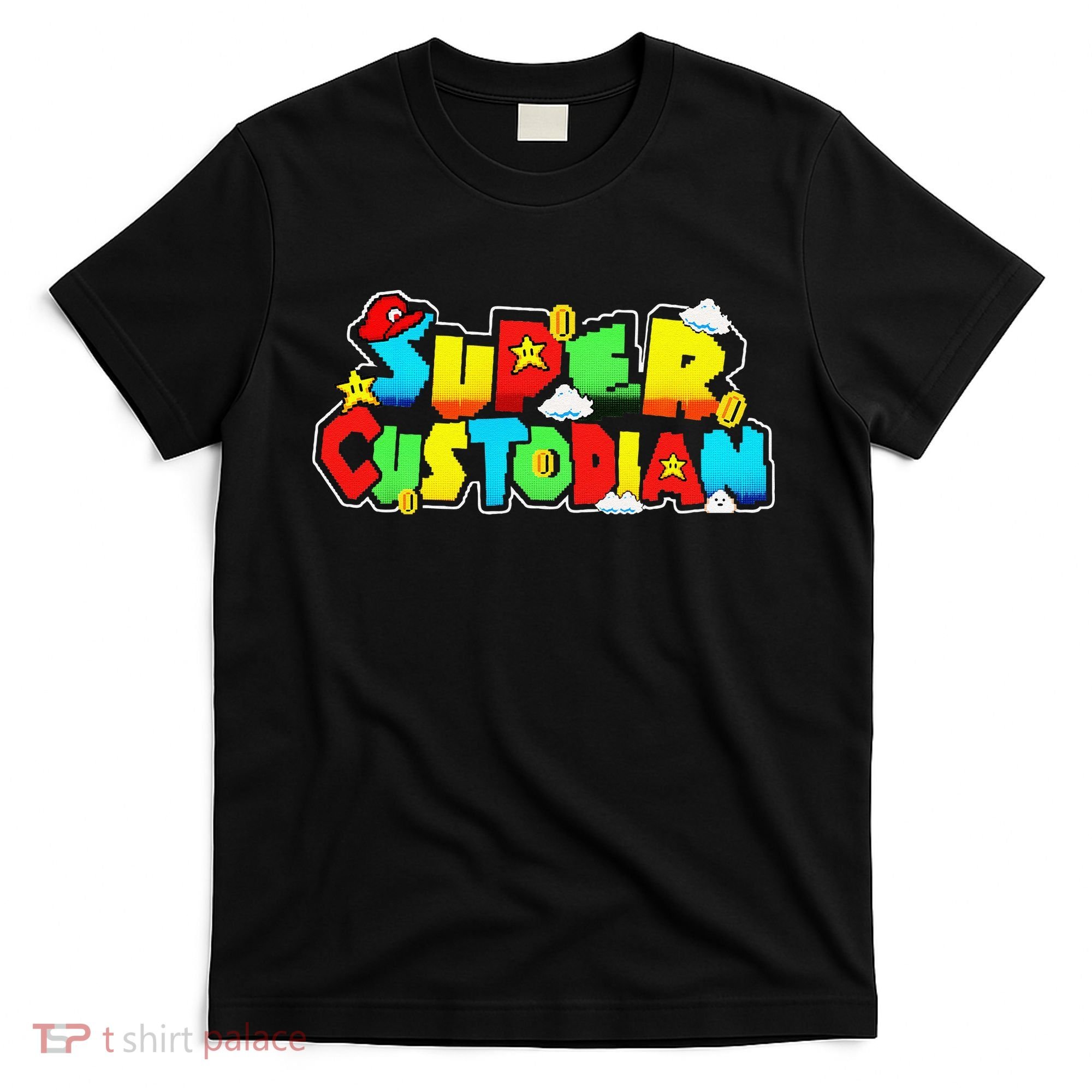 Super Custodian Retro Colorful T-Shirt