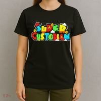 Super Custodian Retro Colorful T-Shirt thumb 4