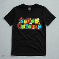Super Custodian Retro Colorful T-Shirt thumb 5