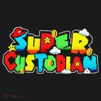 Super Custodian Retro Colorful T-Shirt thumb 7