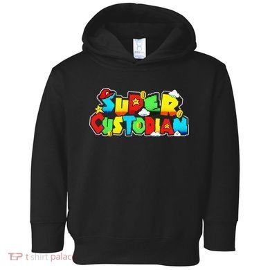 Super Custodian Retro Colorful Toddler Hoodie