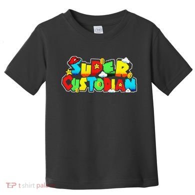 Super Custodian Retro Colorful Toddler T-Shirt
