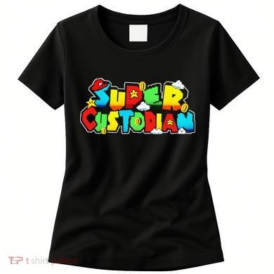 Super Custodian Retro Colorful Women's T-Shirt
