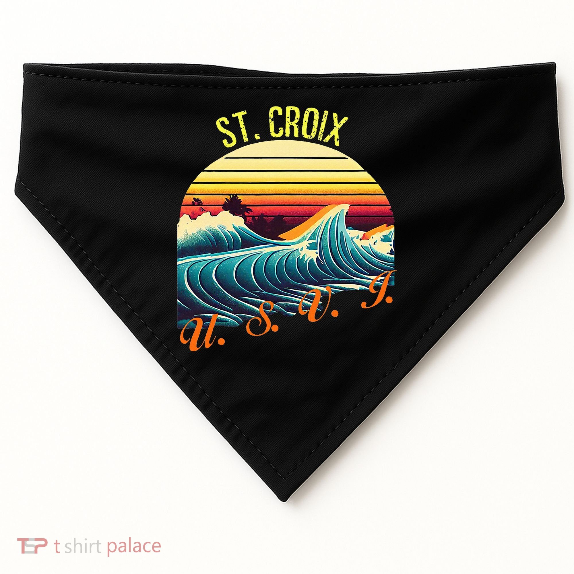 St. Croix Retro Surf Apparel & Beachwear St. Croix USA-Made Doggie Bandana