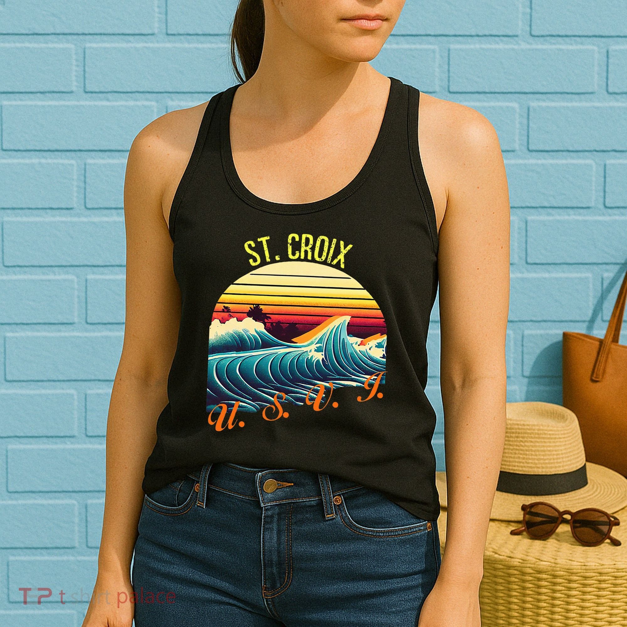 St. Croix Retro Surf Apparel & Beachwear St. Croix Women's Tank Top
