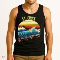 St. Croix Retro Surf Apparel & Beachwear St. Croix Tank Top thumb 3