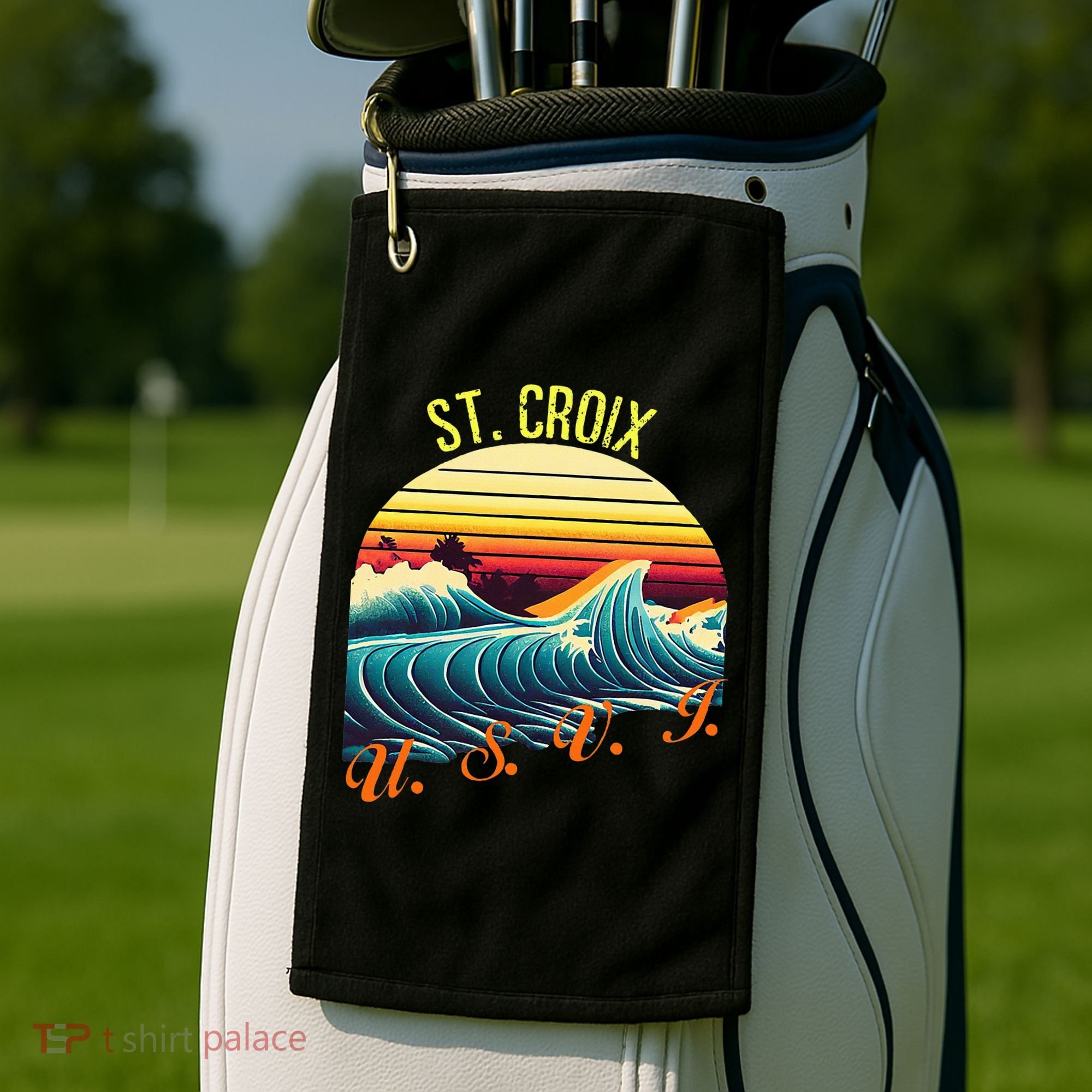 St. Croix Retro Surf Apparel & Beachwear St. Croix Golf Towel