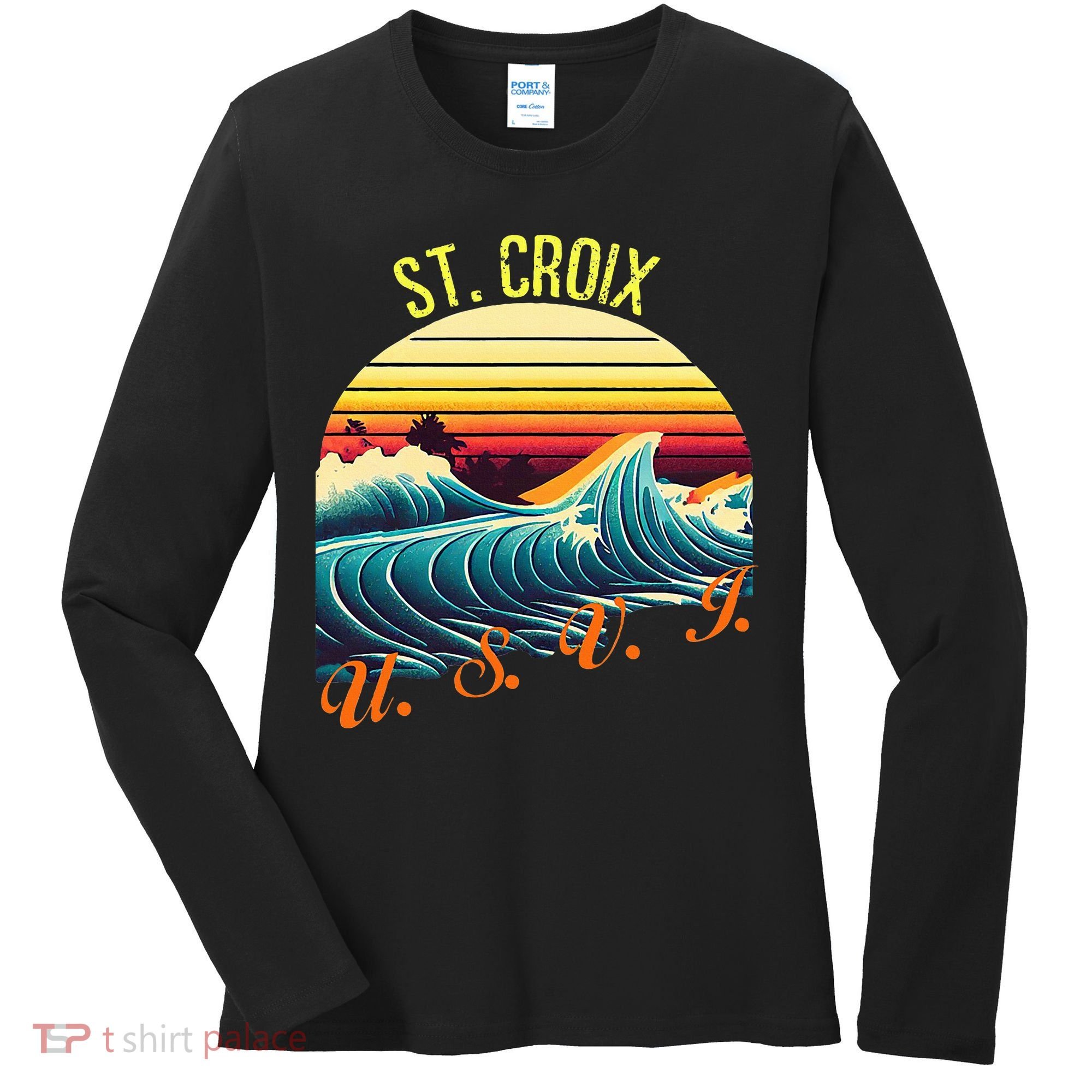 St. Croix Retro Surf Apparel & Beachwear St. Croix Women's Long Sleeve Shirt
