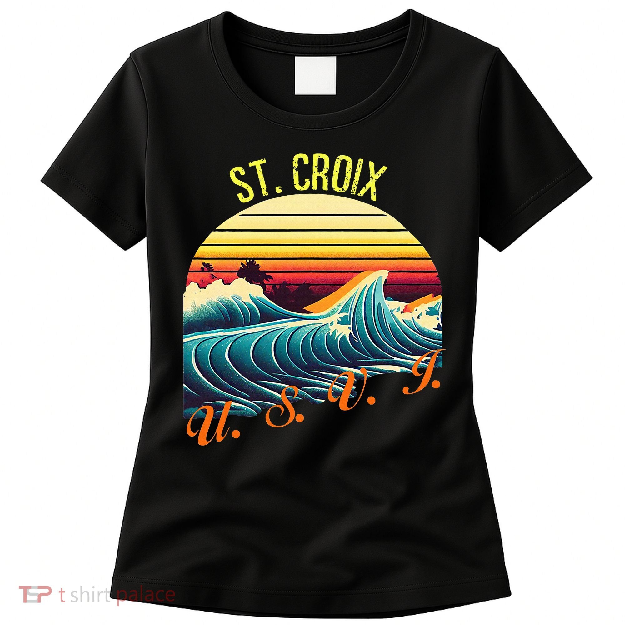 St. Croix Retro Surf Apparel & Beachwear St. Croix Women's T-Shirt
