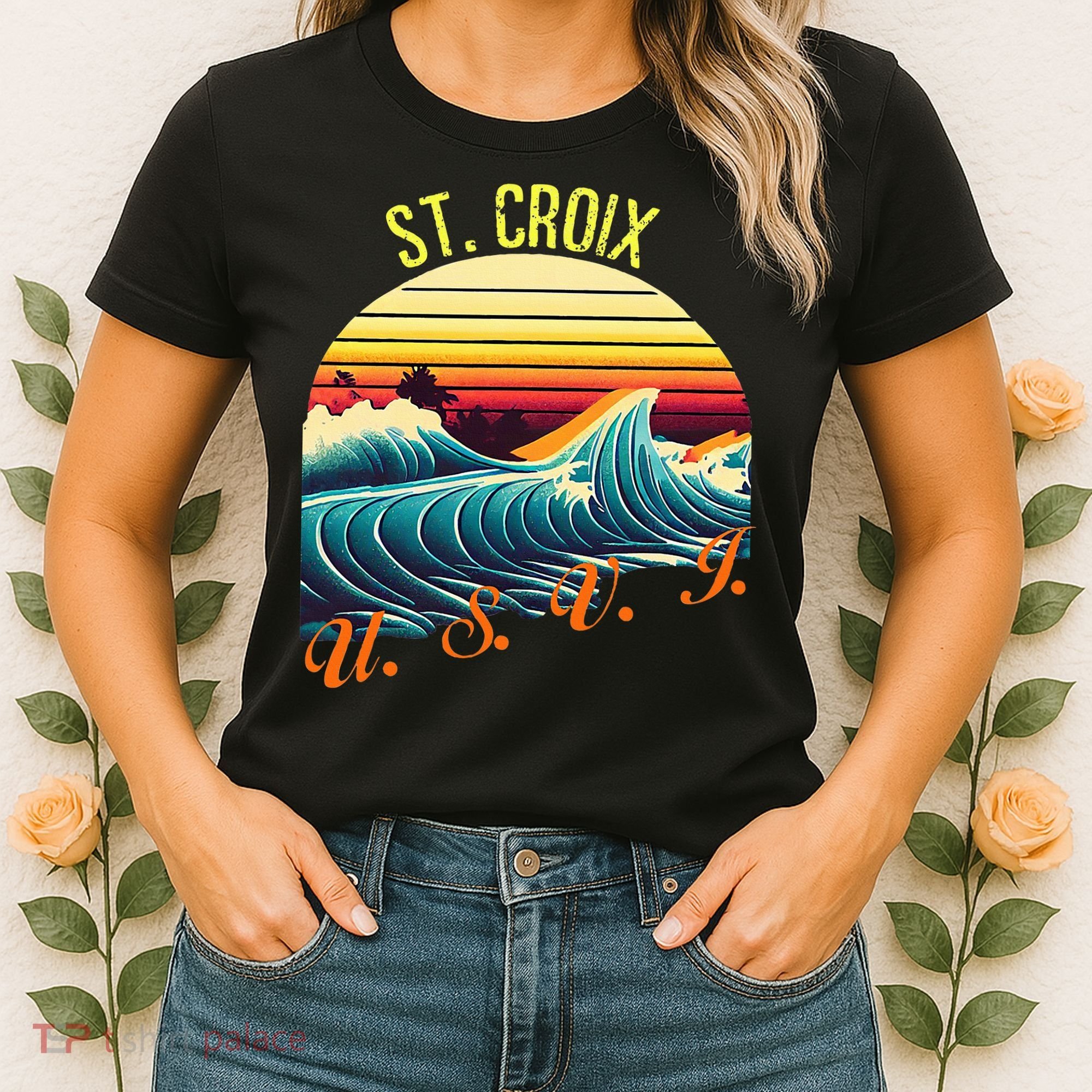 St. Croix Retro Surf Apparel & Beachwear St. Croix Women's T-Shirt