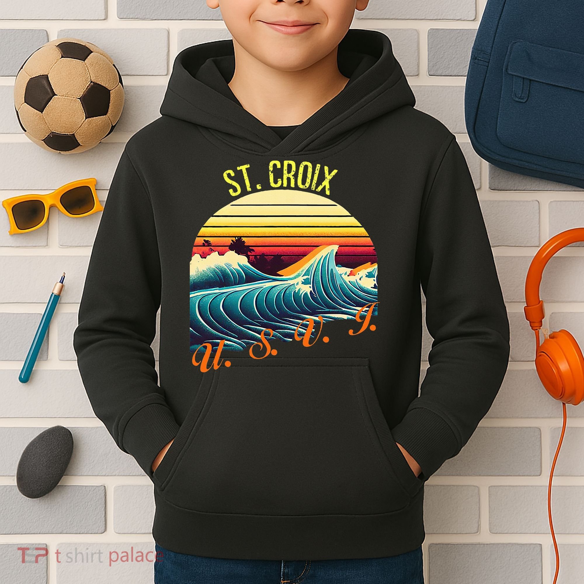 St. Croix Retro Surf Apparel & Beachwear St. Croix Kids Hoodie