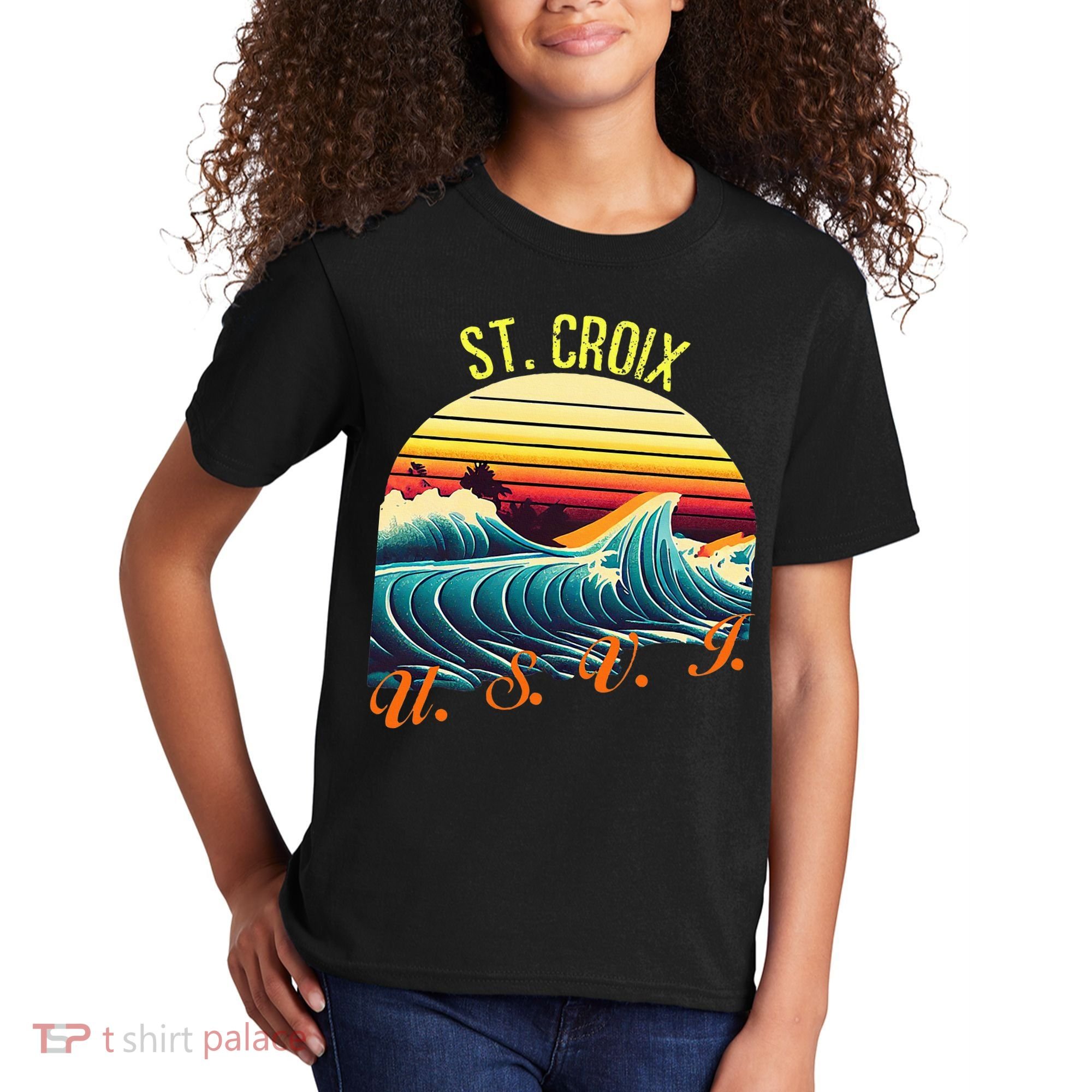 St. Croix Retro Surf Apparel & Beachwear St. Croix Kids T-Shirt