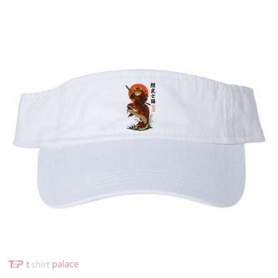 Samurai Cat Riding Koi With Rising Sun  Visor