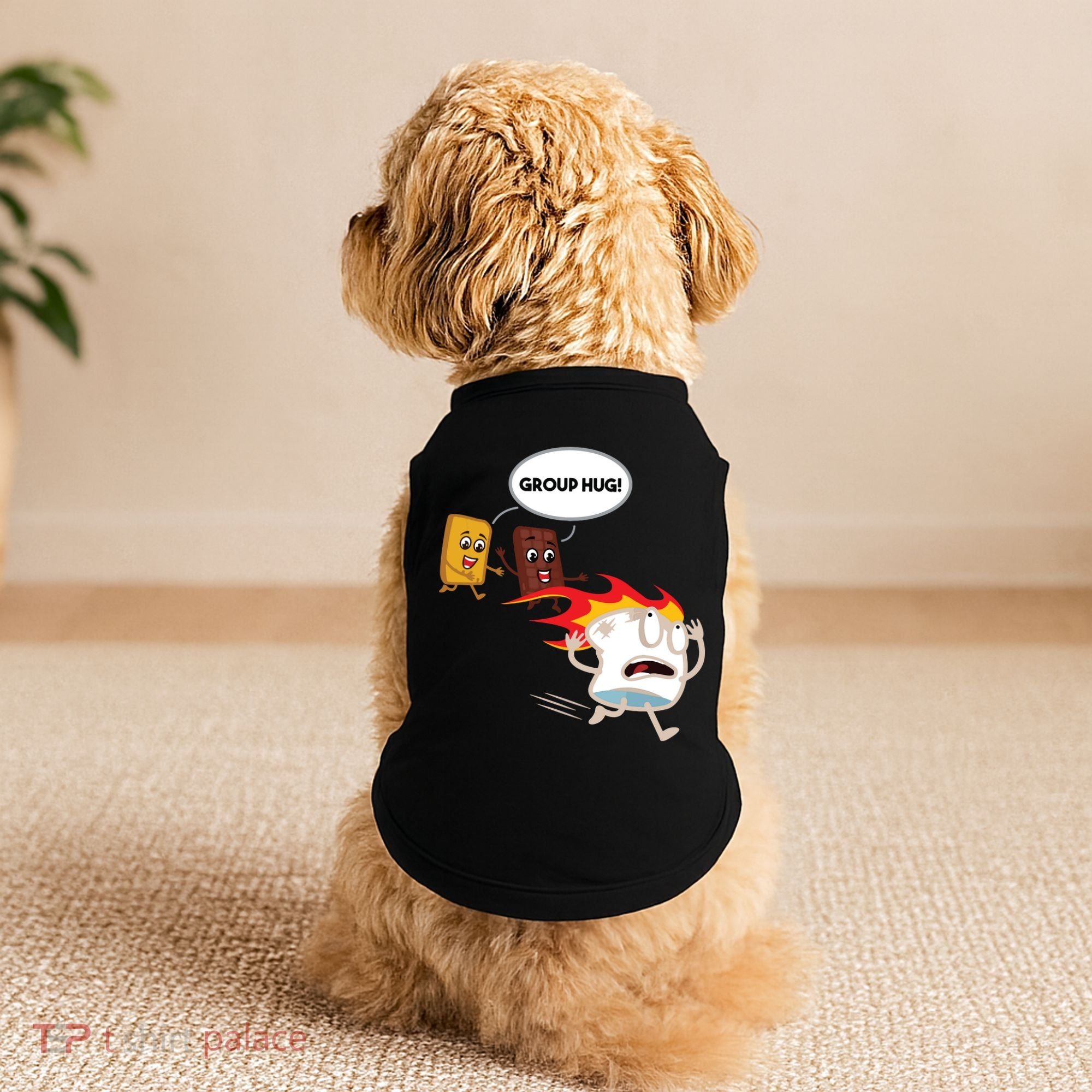 Smores Camping Roasting Outdoor Women Doggie Tank