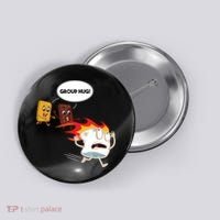 Smores Camping Roasting Outdoor Women Button thumb 0