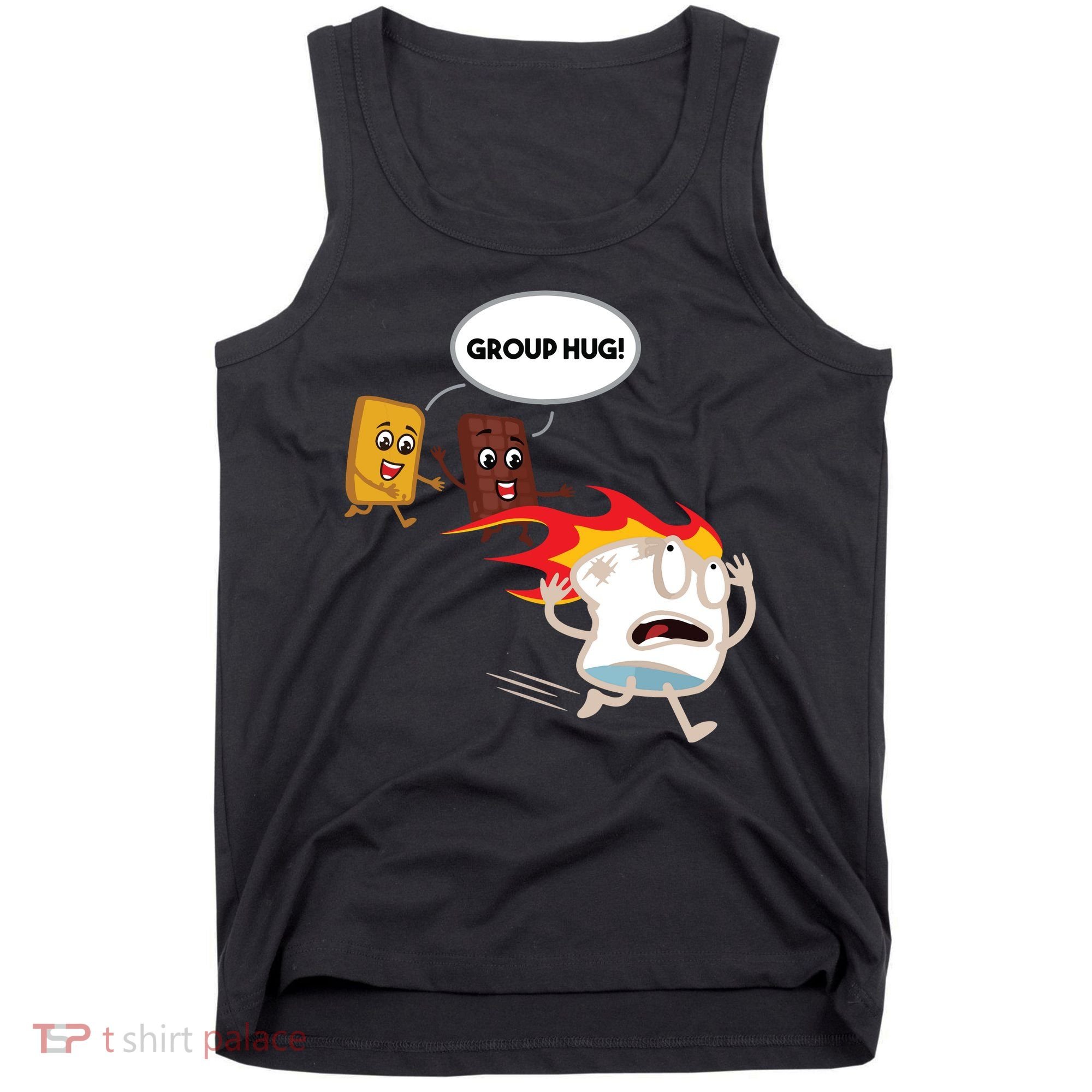 Smores Camping Roasting Outdoor Women Tank Top