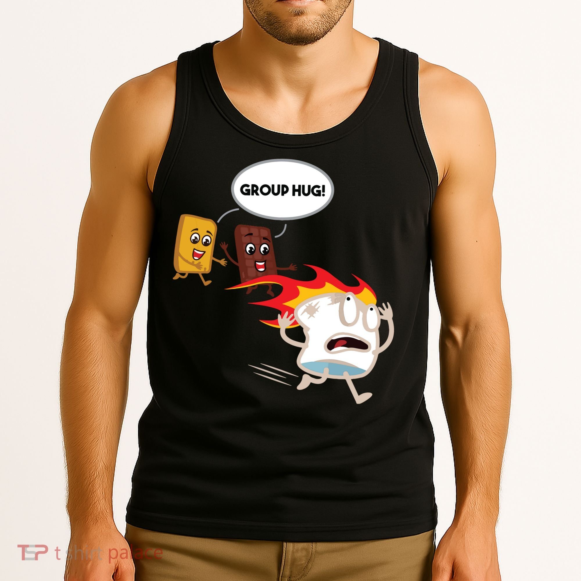 Smores Camping Roasting Outdoor Women Tank Top