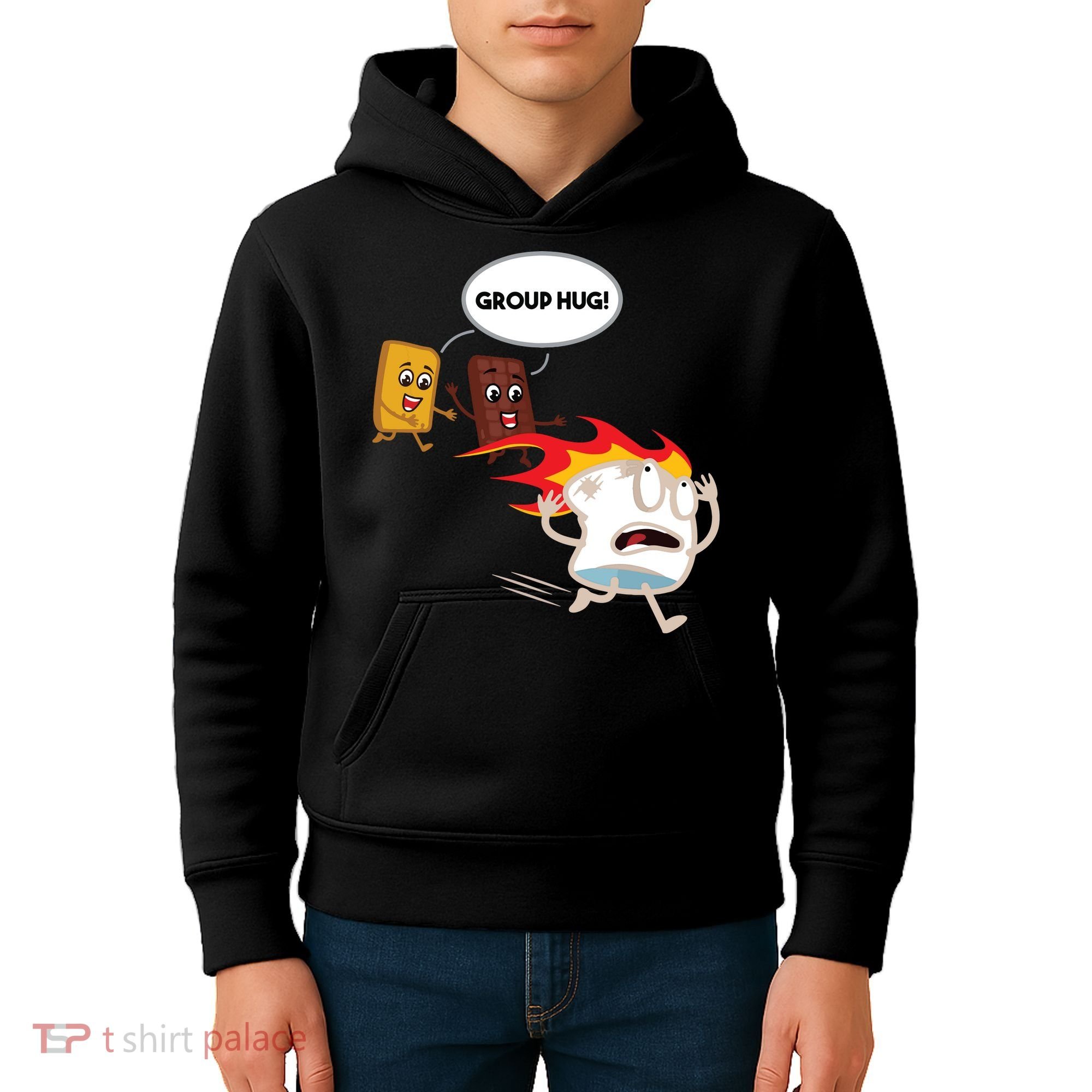Smores Camping Roasting Outdoor Women Kids Hoodie