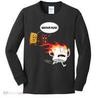 Smores Camping Roasting Outdoor Women Kids Long Sleeve Shirt thumb 0