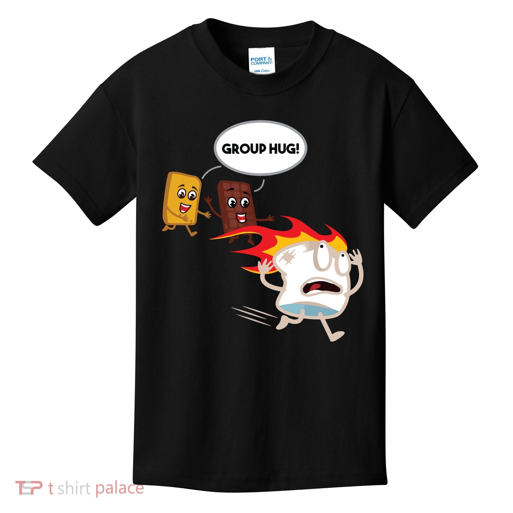 Smores Camping Roasting Outdoor Women Kids T-Shirt