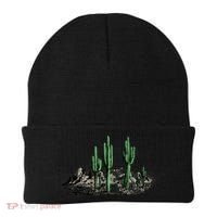 Saguaro Cactus Retro Desert Saguaro Cactus Western Nature Gift Beanie thumb 0