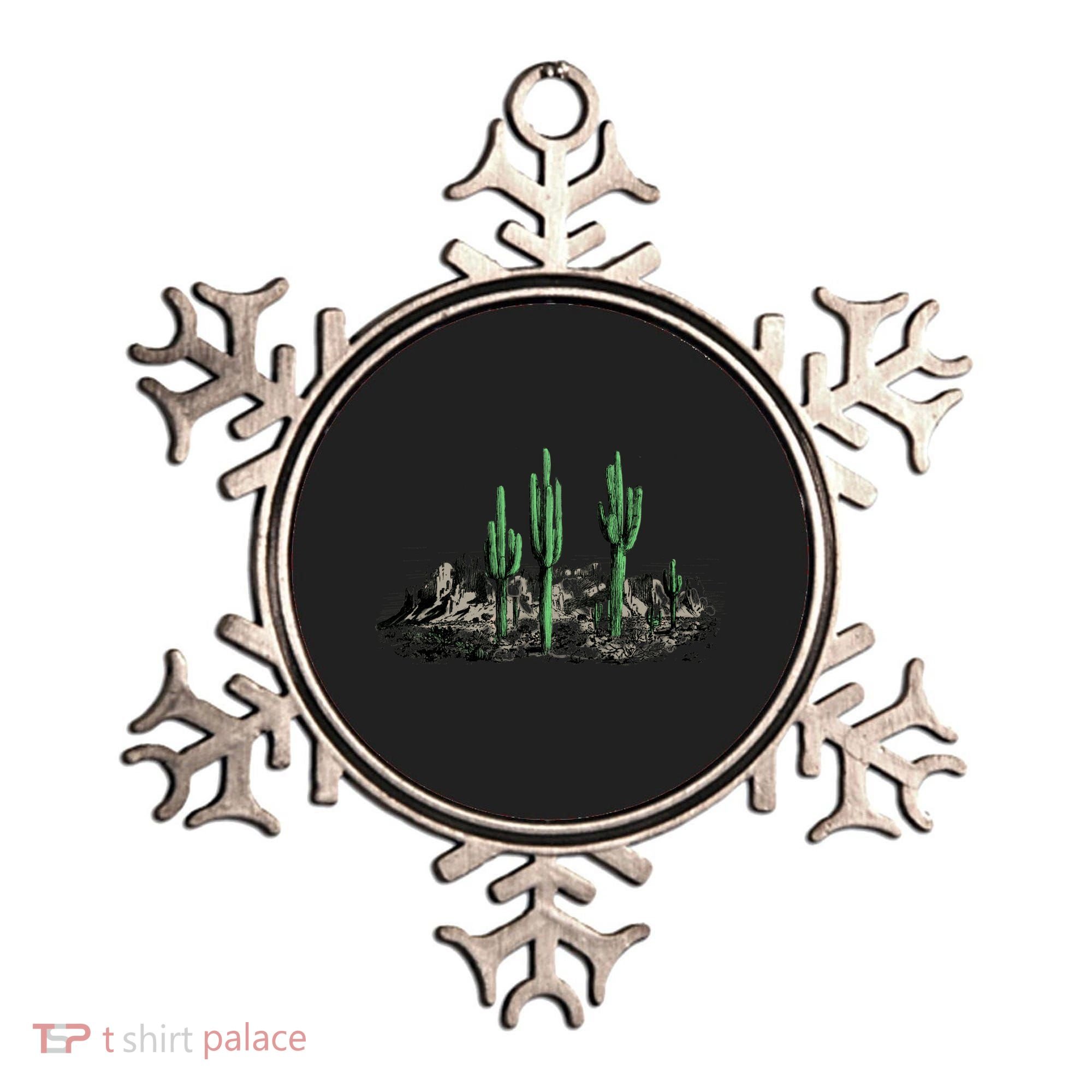 Saguaro Cactus Retro Desert Saguaro Cactus Western Nature Gift Ornament