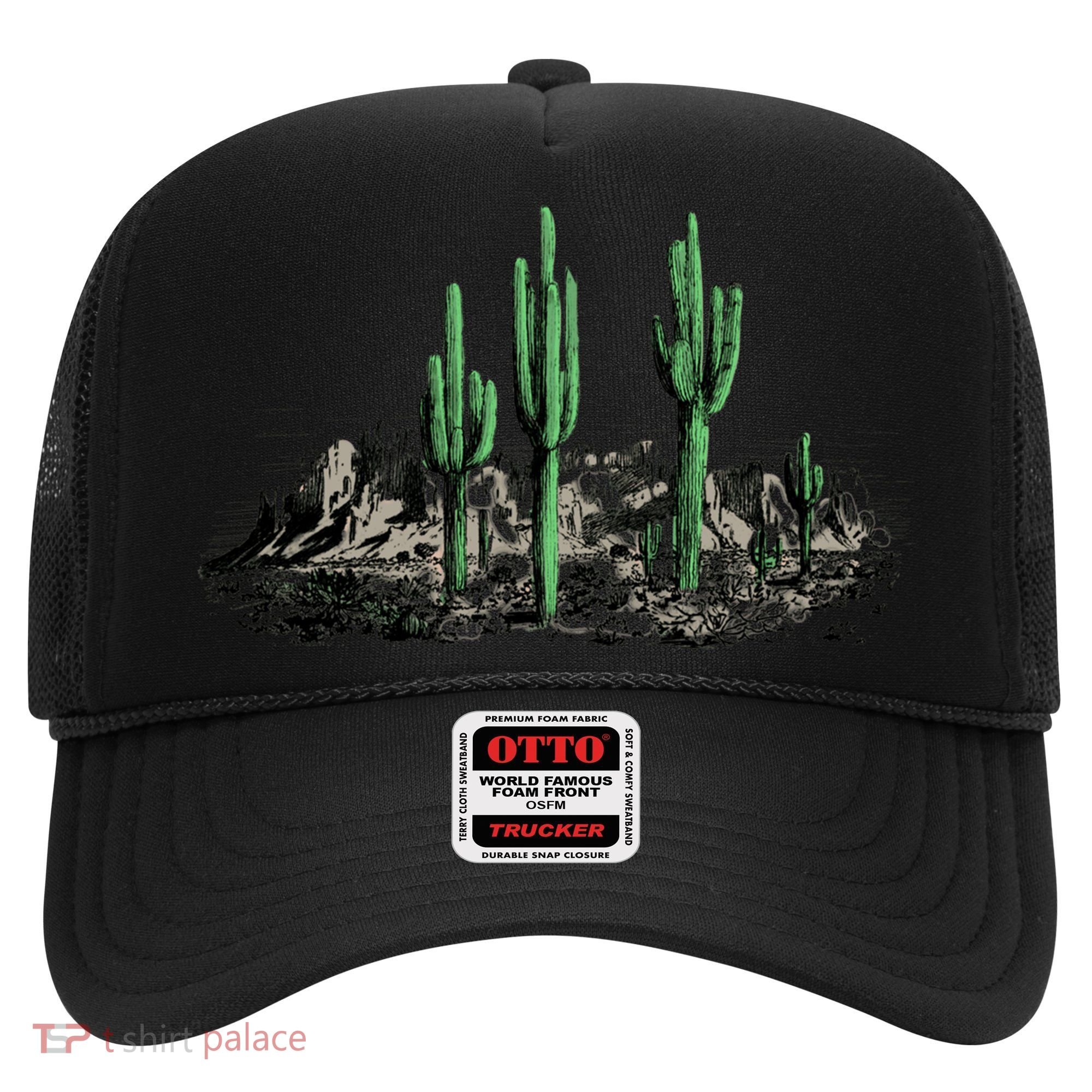 Saguaro Cactus Retro Desert Saguaro Cactus Western Nature Gift Hat