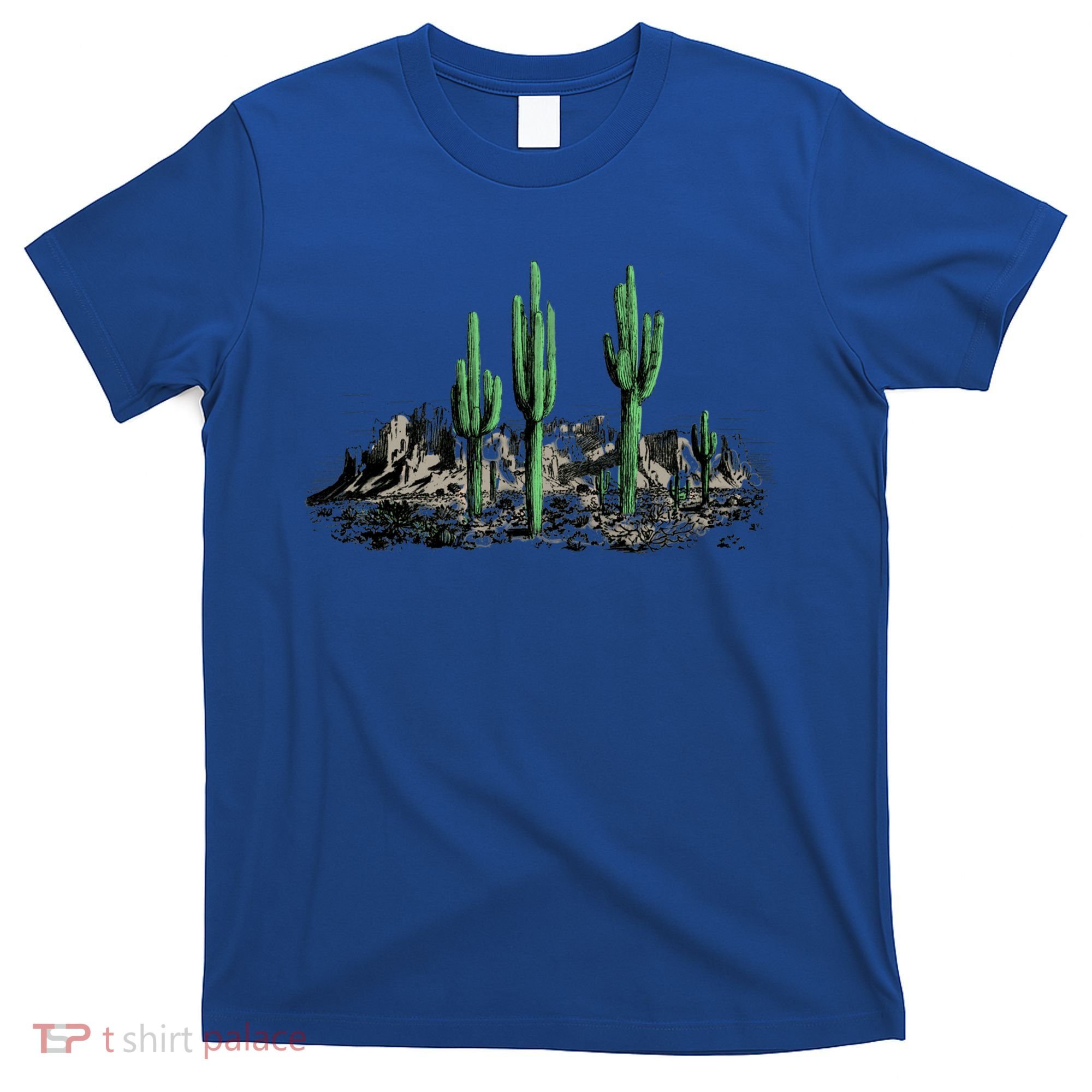 Saguaro Cactus Retro Desert Saguaro Cactus Western Nature Gift T-Shirt