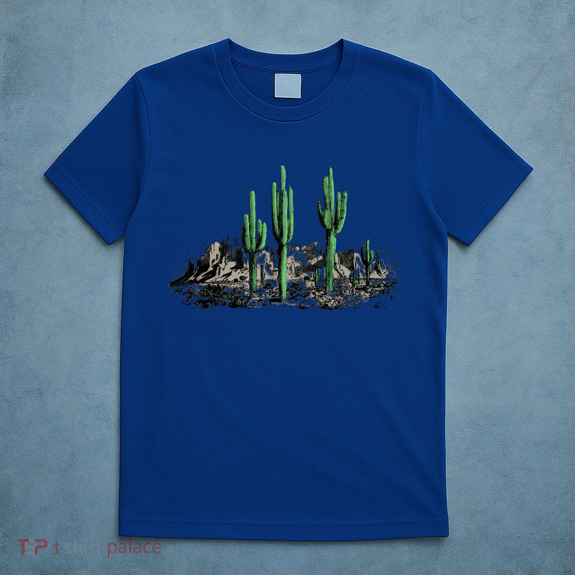 Saguaro Cactus Retro Desert Saguaro Cactus Western Nature Gift T-Shirt