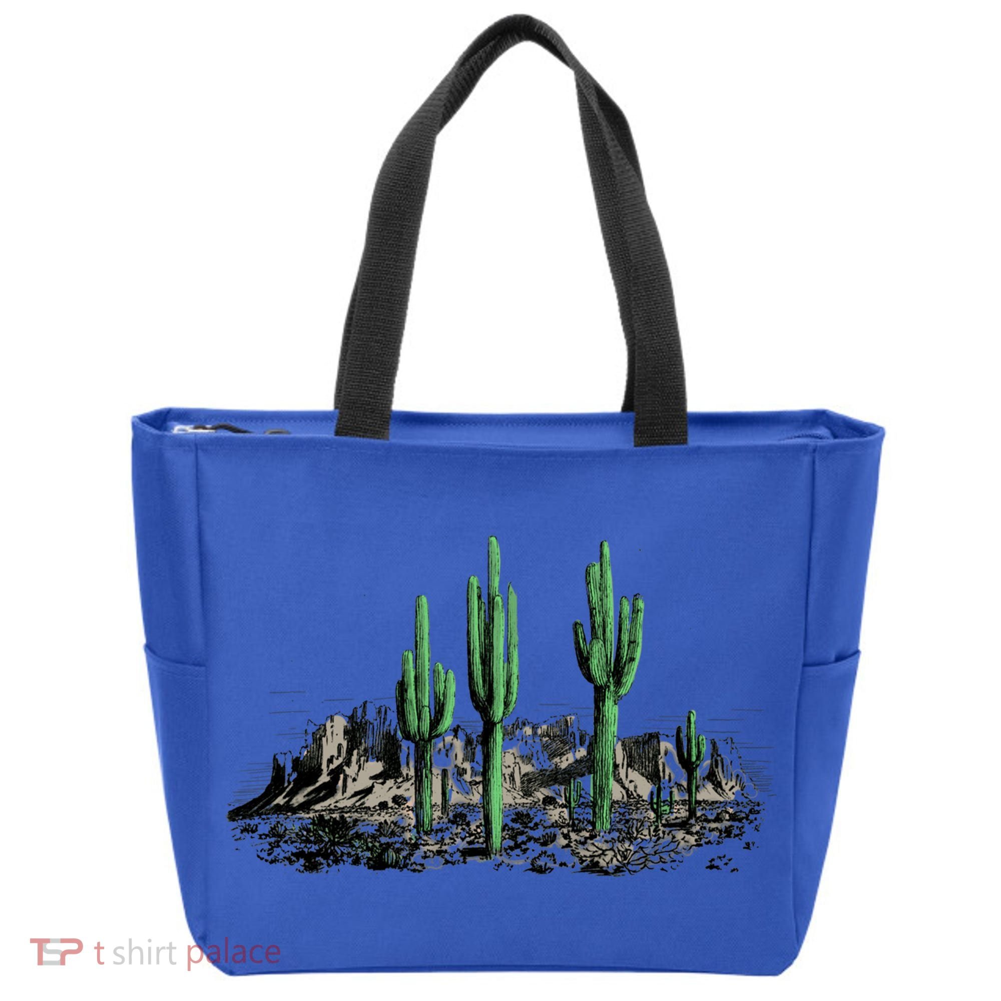 Saguaro Cactus Retro Desert Saguaro Cactus Western Nature Gift Tote Bag