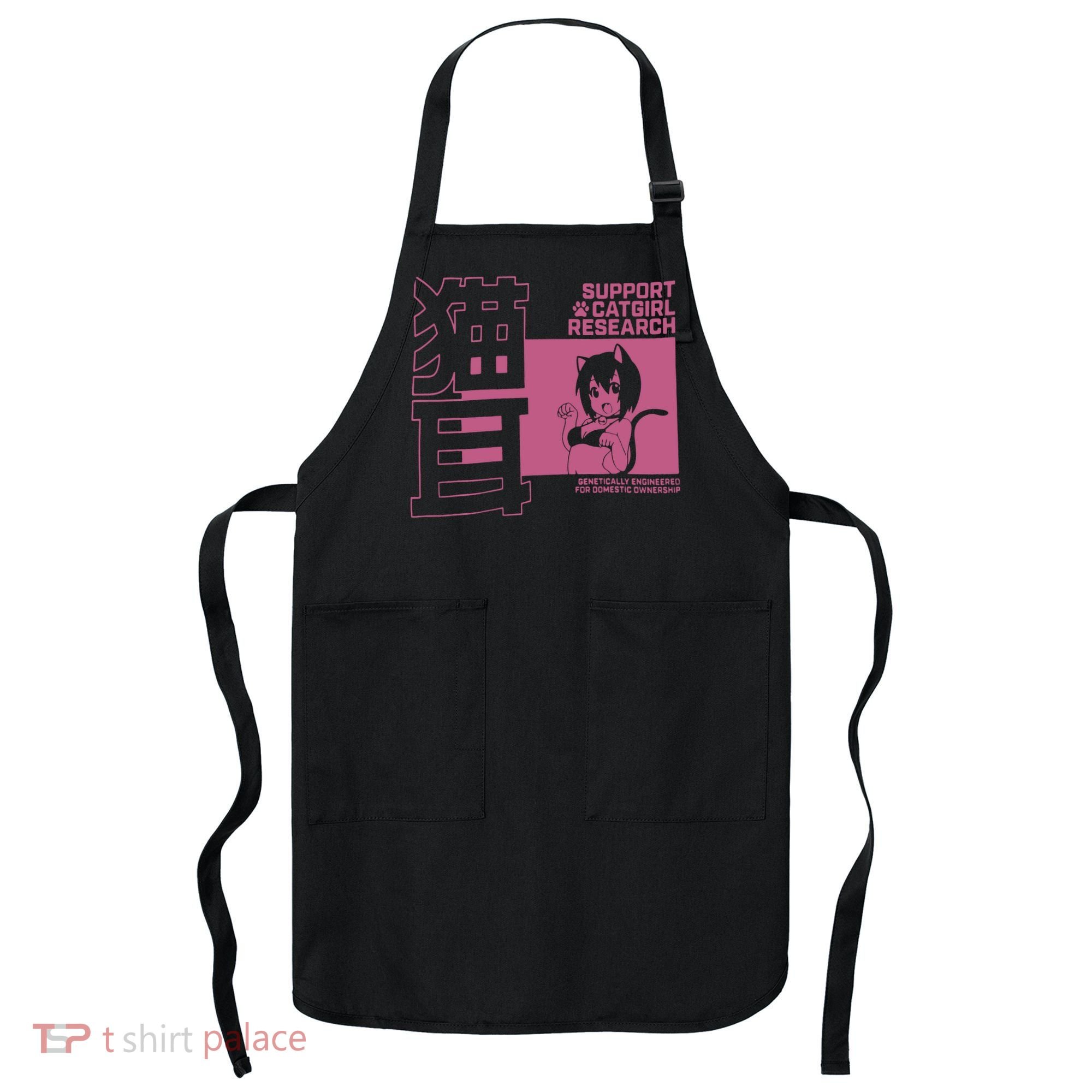 Support Catgirl Research Anime Japan Apron