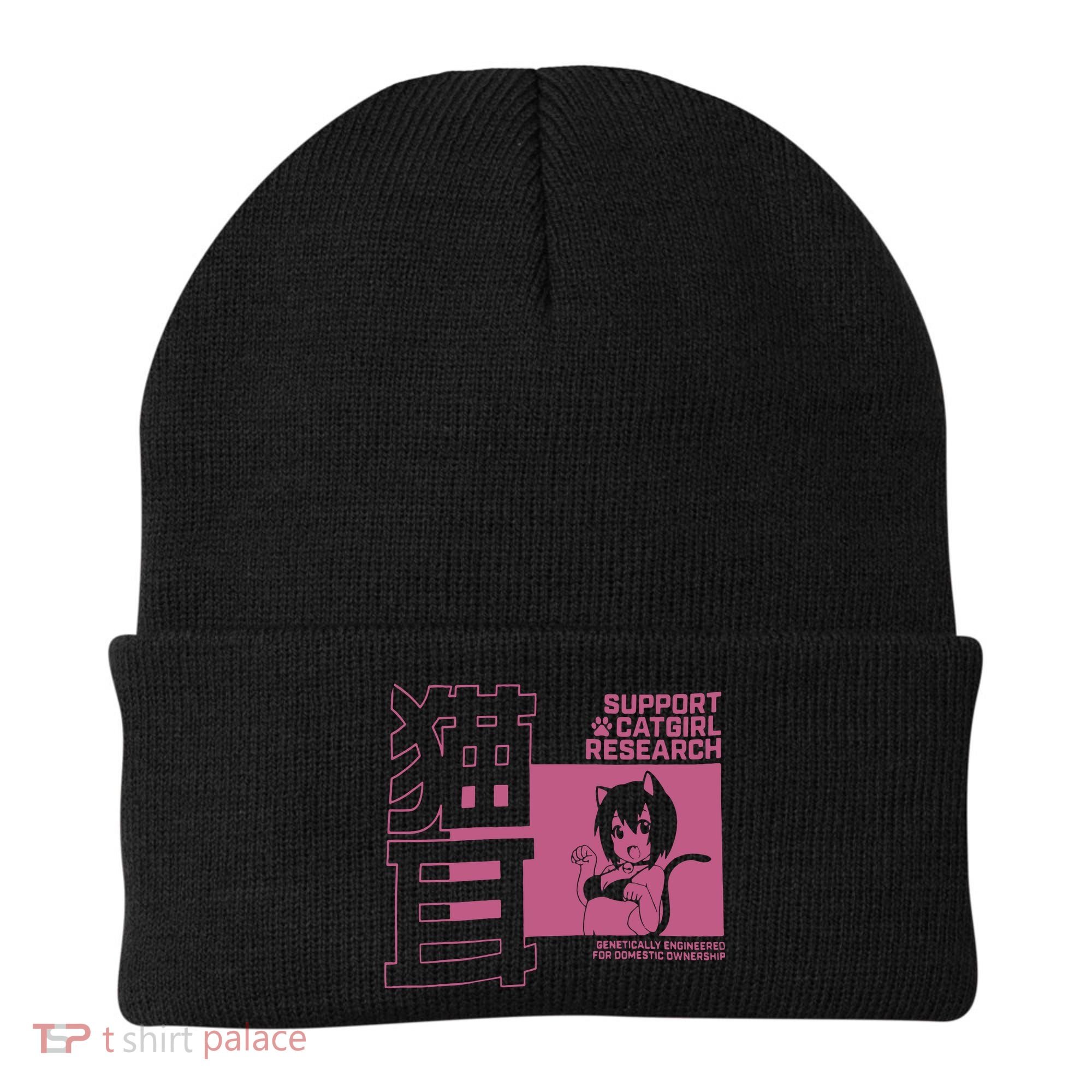 Support Catgirl Research Anime Japan Beanie
