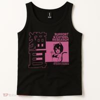 Support Catgirl Research Anime Japan Tank Top thumb 2