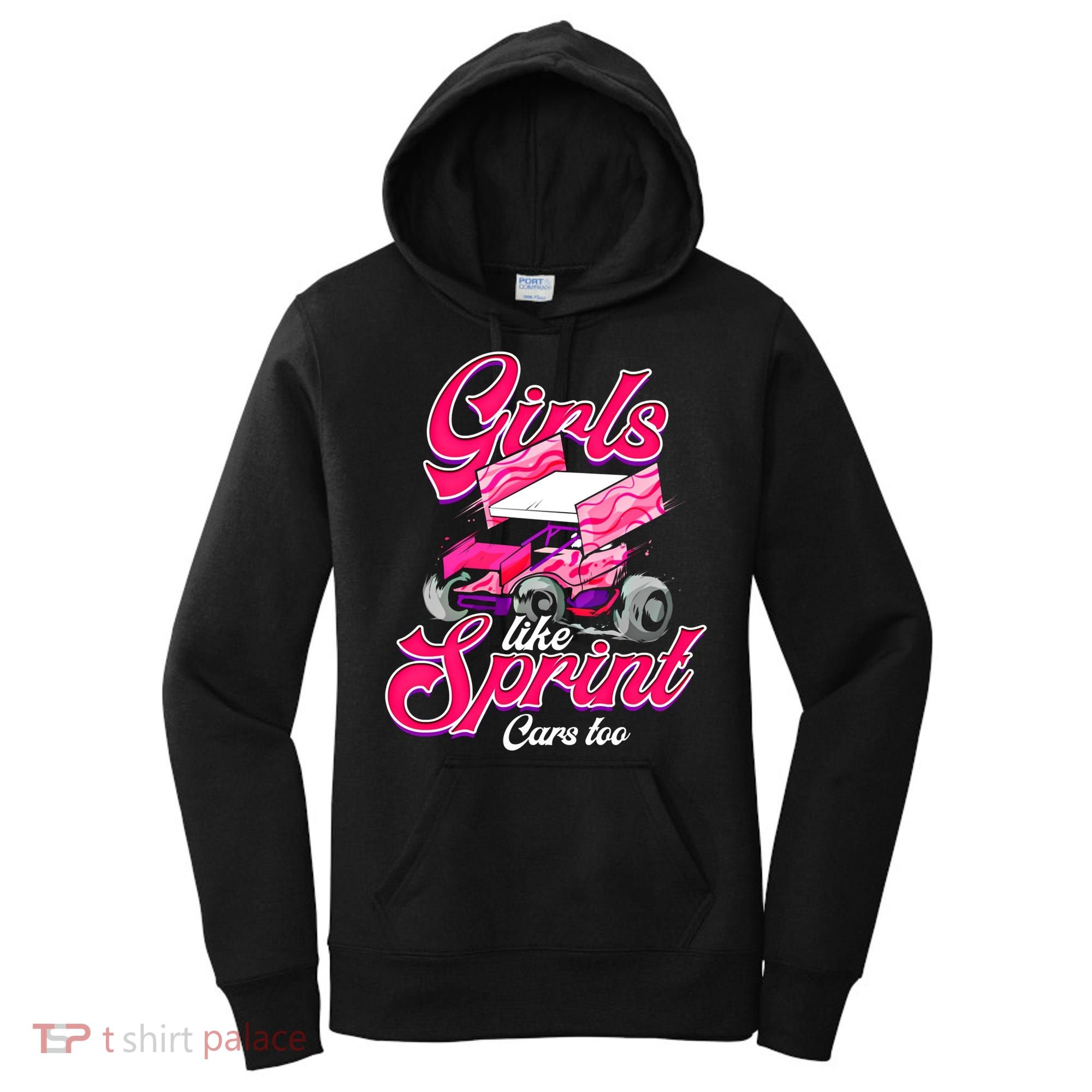 Sprint Car Racing Motorsports Dirt Track Cars Gift Women's Hoodie