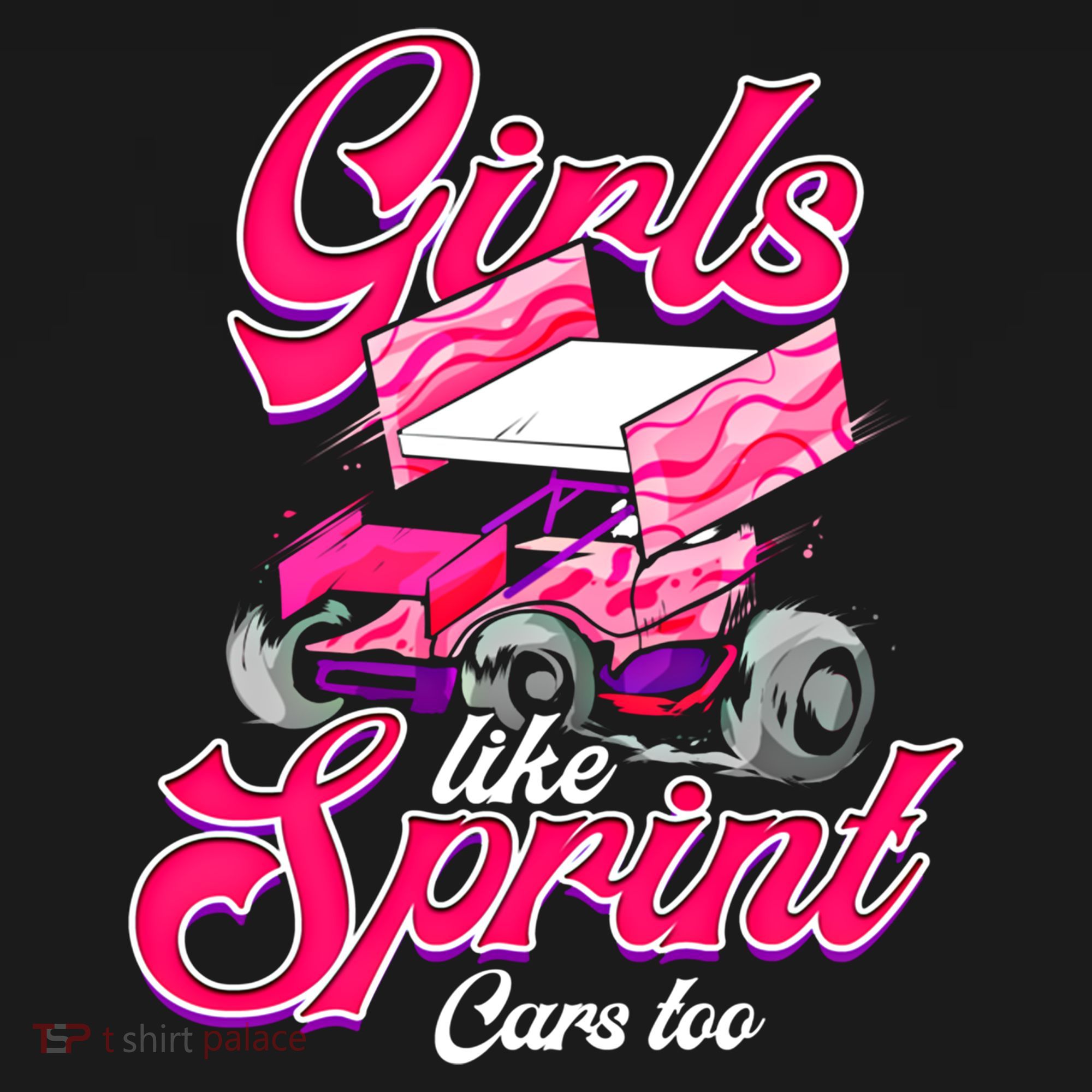 Sprint Car Racing Motorsports Dirt Track Cars Gift Women's Hoodie