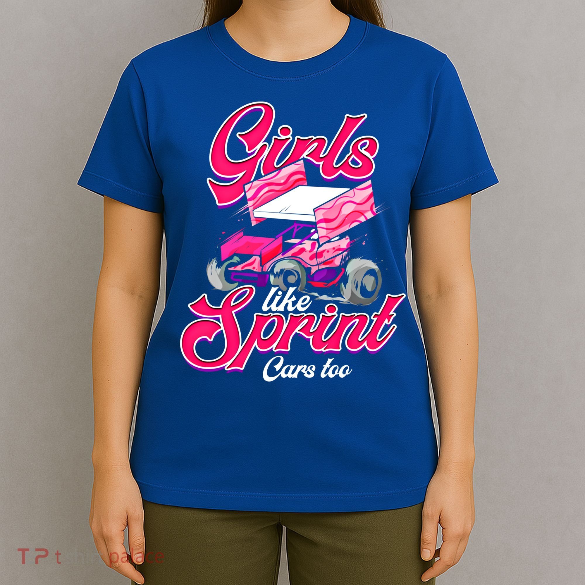 Sprint Car Racing Motorsports Dirt Track Cars Gift T-Shirt