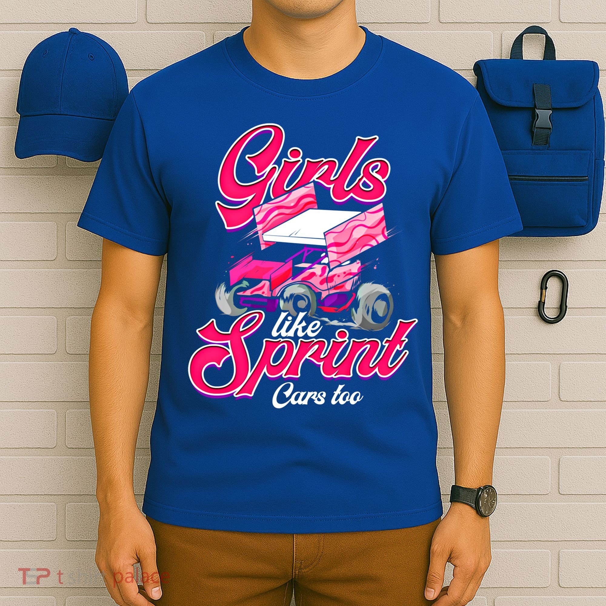 Sprint Car Racing Motorsports Dirt Track Cars Gift T-Shirt
