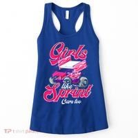 Sprint Car Racing Motorsports Dirt Track Cars Gift Women's Tank Top thumb 0