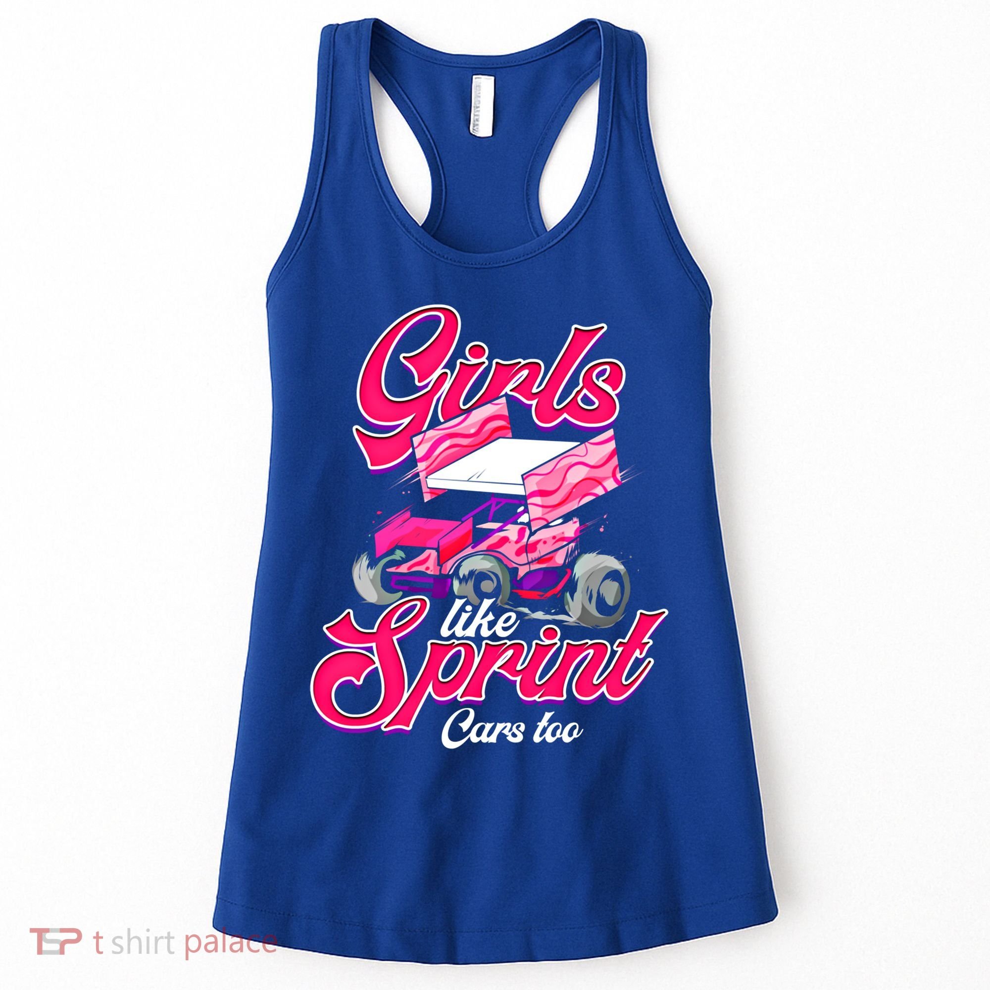 Sprint Car Racing Motorsports Dirt Track Cars Gift Women's Tank Top