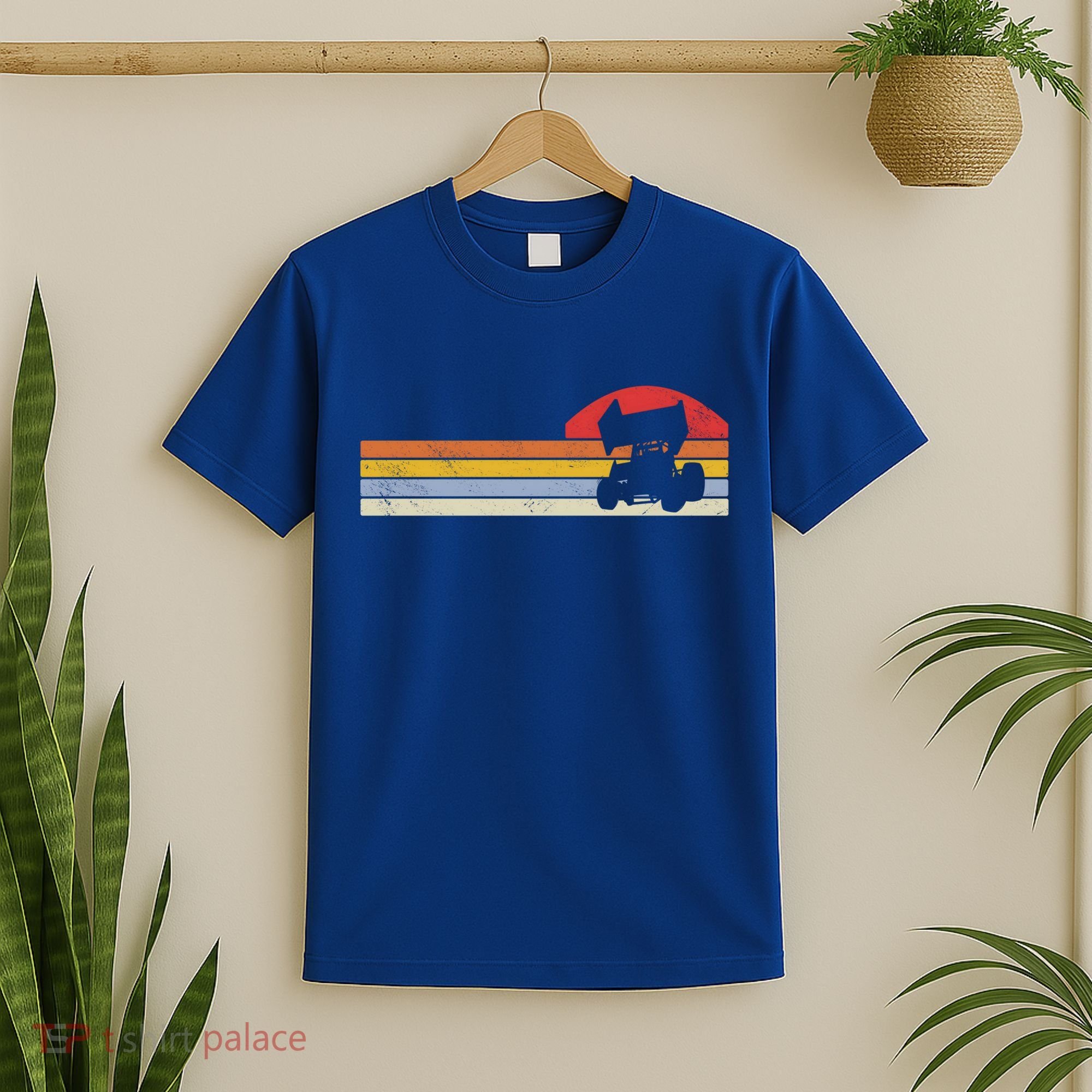 Sprint Car Racing Vintage Gift T-Shirt