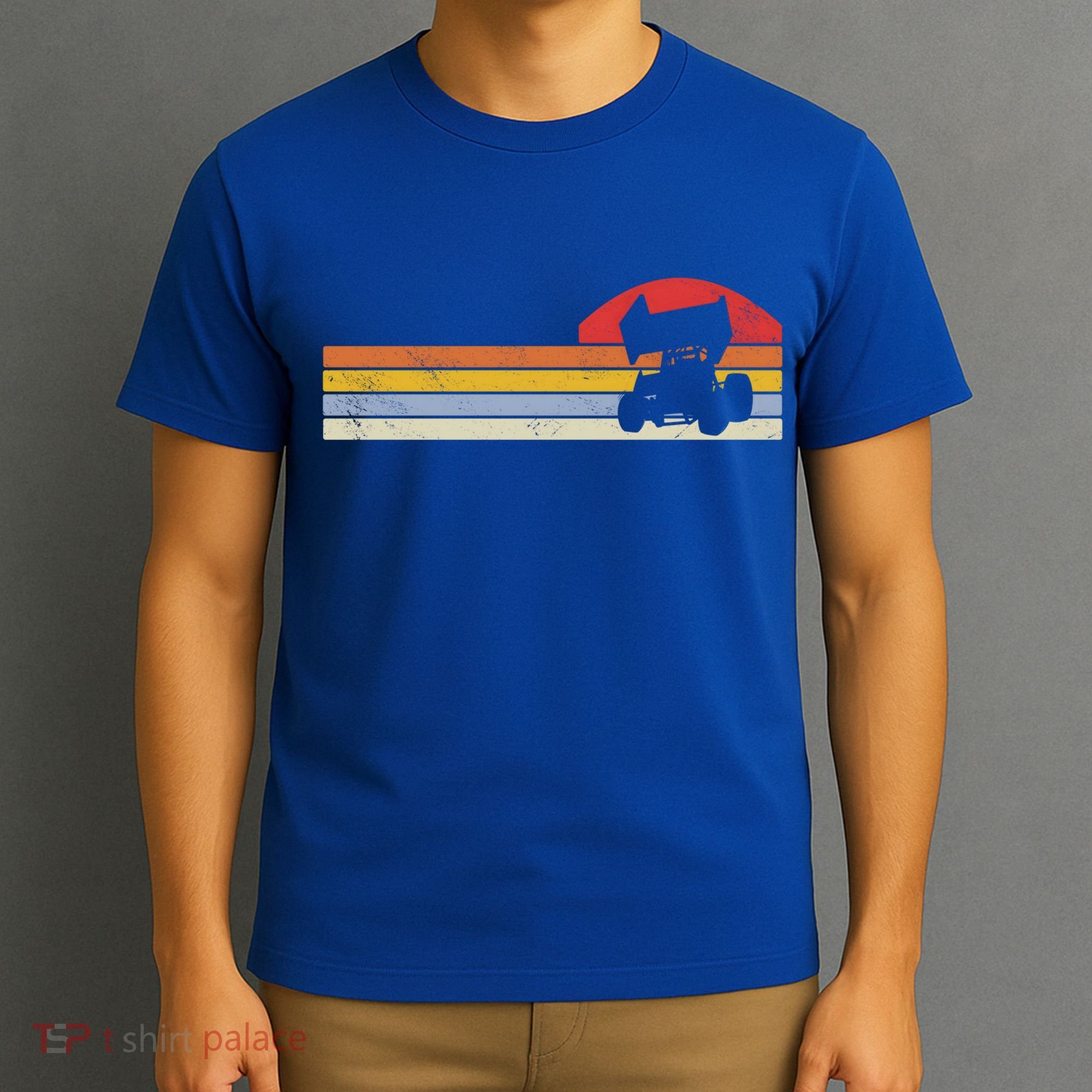 Sprint Car Racing Vintage Gift T-Shirt