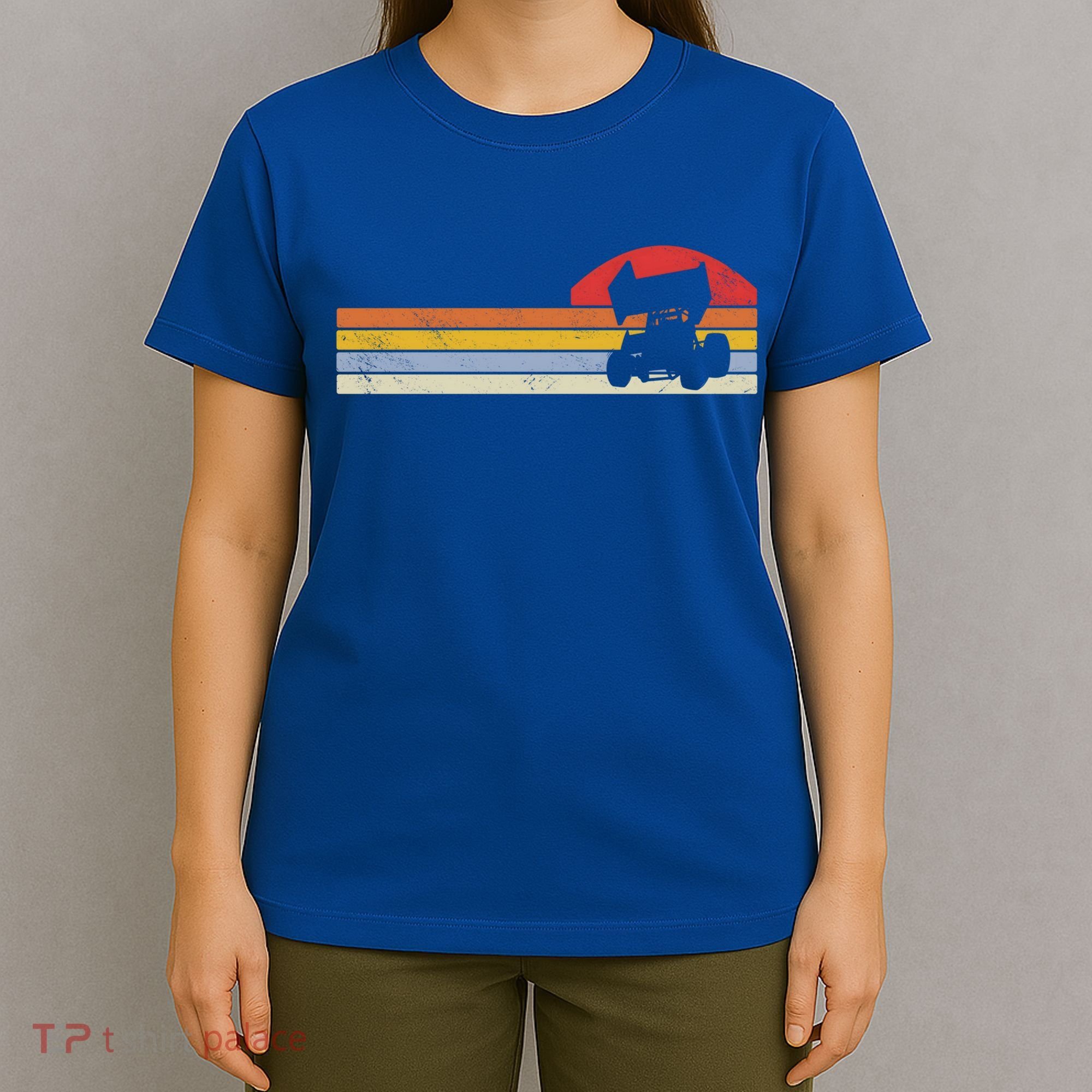 Sprint Car Racing Vintage Gift T-Shirt