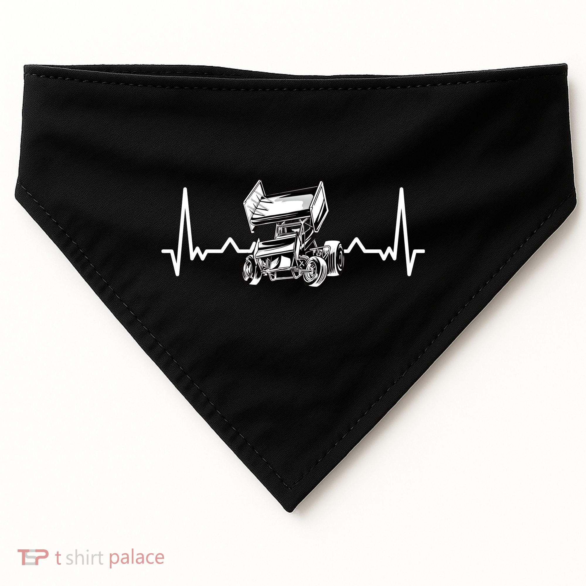 Sprint Car Racing Gift USA-Made Doggie Bandana